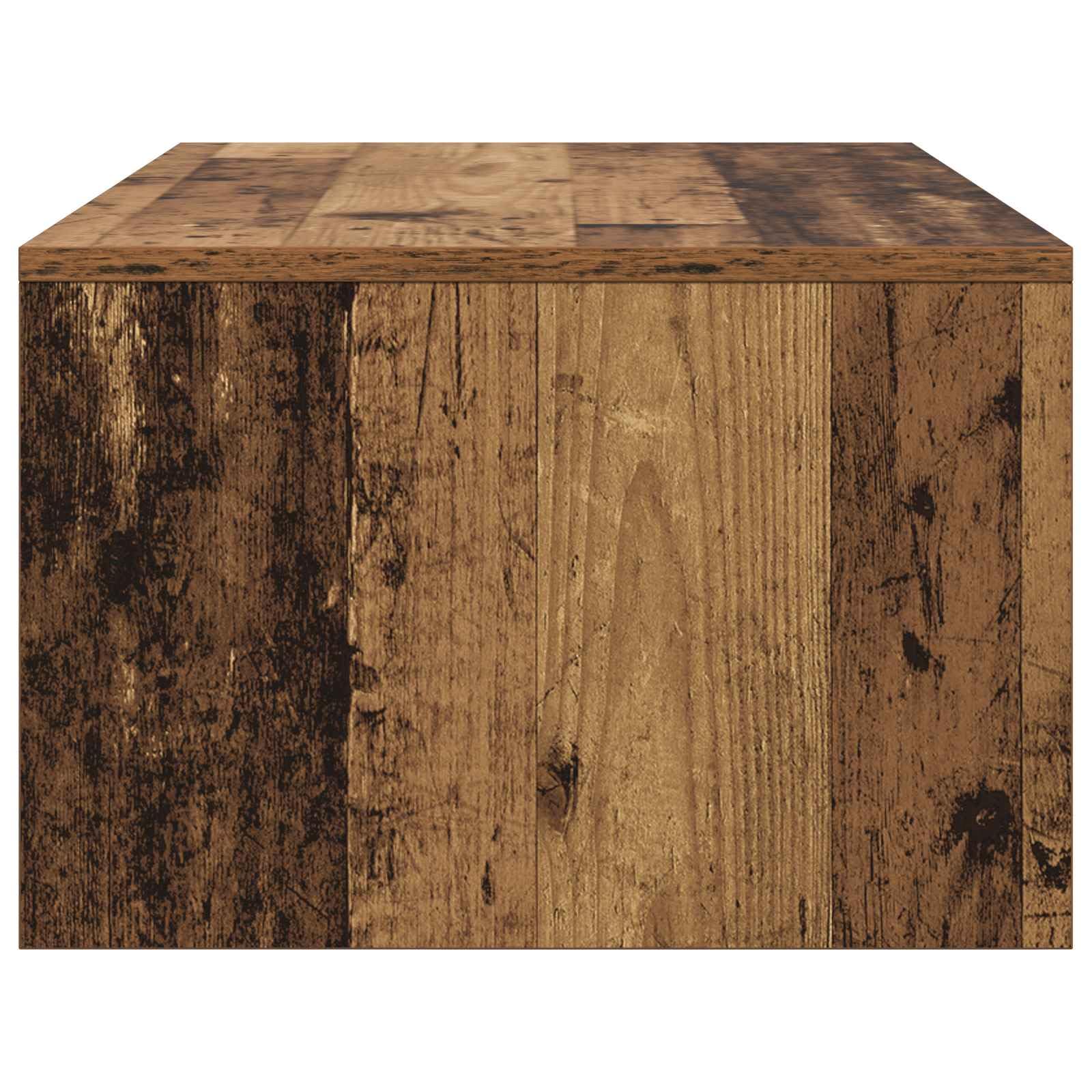 Scrivania a parete in legno ingegnerizzato colore legno vecchio per ufficio casa studio 100x45x30 cm salvaspazio design moderno funzionale per smartworking e gaming
