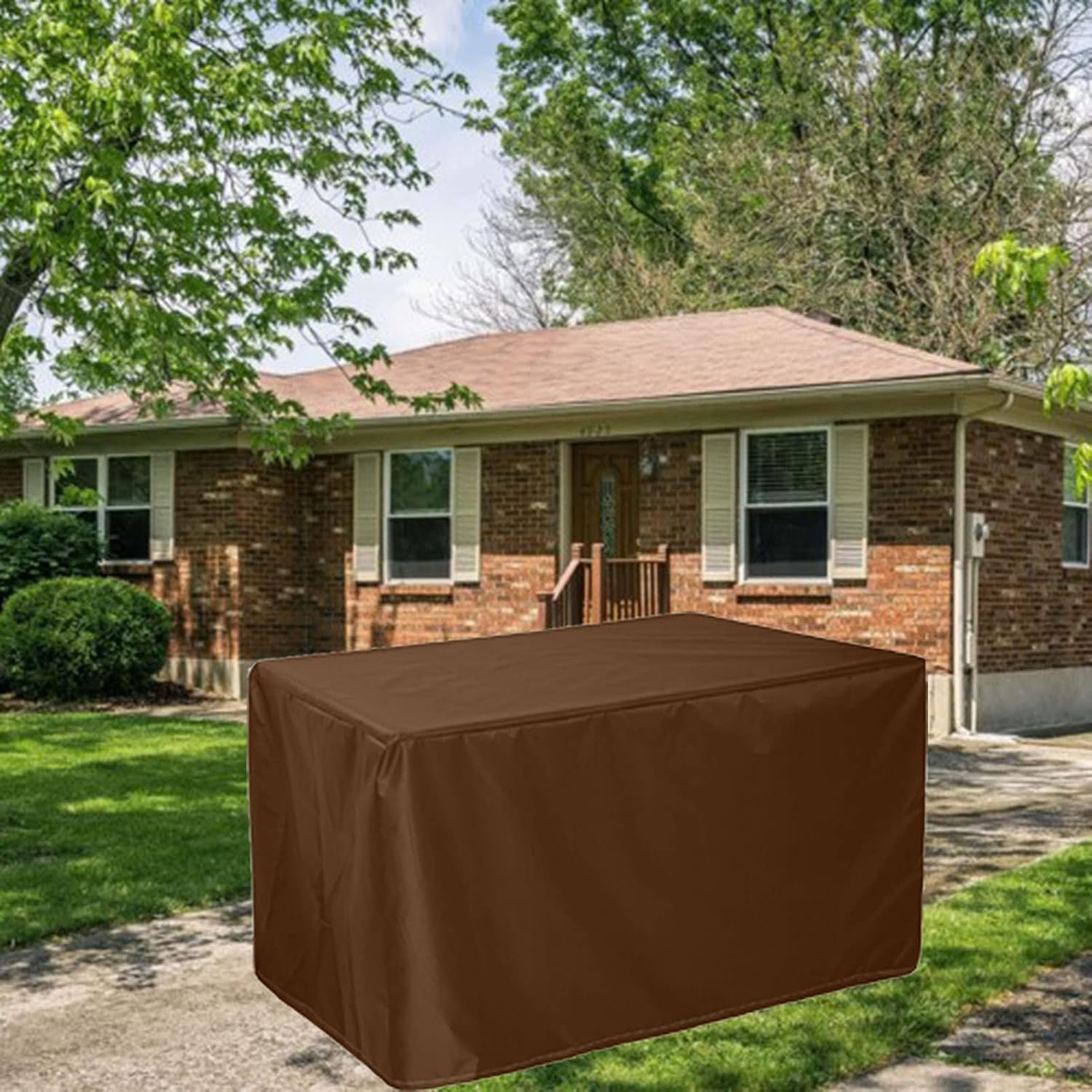 Patio Set Covers Waterproof 18x16x10in, Outdoor Furniture Cover, Garden Furniture Cover Tear Resistant Waterproof Square Cover for Table Garden Furniture Covers 420D Oxford