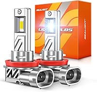 Vista 14 de SEALIGHT Bombillas LED antiniebla 9145, 12000 lm, 6500 K, luces antiniebla blancas frías, 24 W 5530 chips CSP 9145/9140/H10, bombillas LED