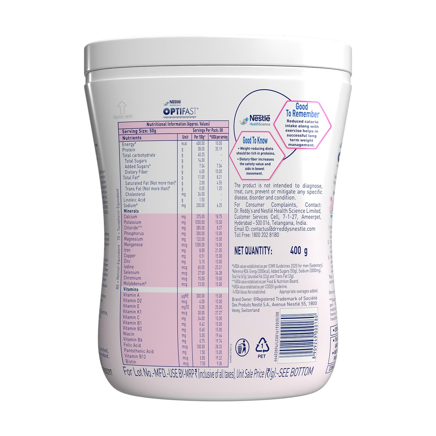 Buy Now Optifast Weight Management Shake | Strawberry Flavour |