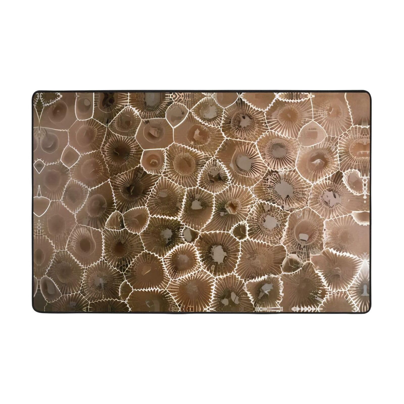 Tapis de sol en flanelle haut de gamme HYTTER 182,9 x 121,9 cm au toucher velours fin