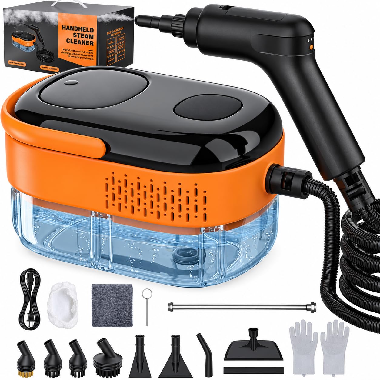 Photo 1 of Koutop Portable Handheld Steam Cleaner with 16 Accessories