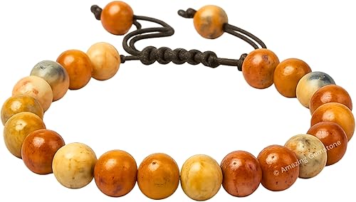 Miniatura 120 de Amazing Gemstone Crystal Bracelet for Women Men's Gifts - Protection Healing Crystal Bracelet - 8mm Gemstone Beaded Adjustable Bracelet Pulseras
