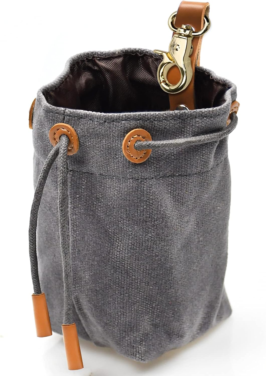 Chngeary Dog Treat Pouch - Portable Dog Training Treats Bag, Drawstring Sealing Method and Waist Hook Buckle Snack Bag for Pets - Flexible to Carry, Easy to Open/Close