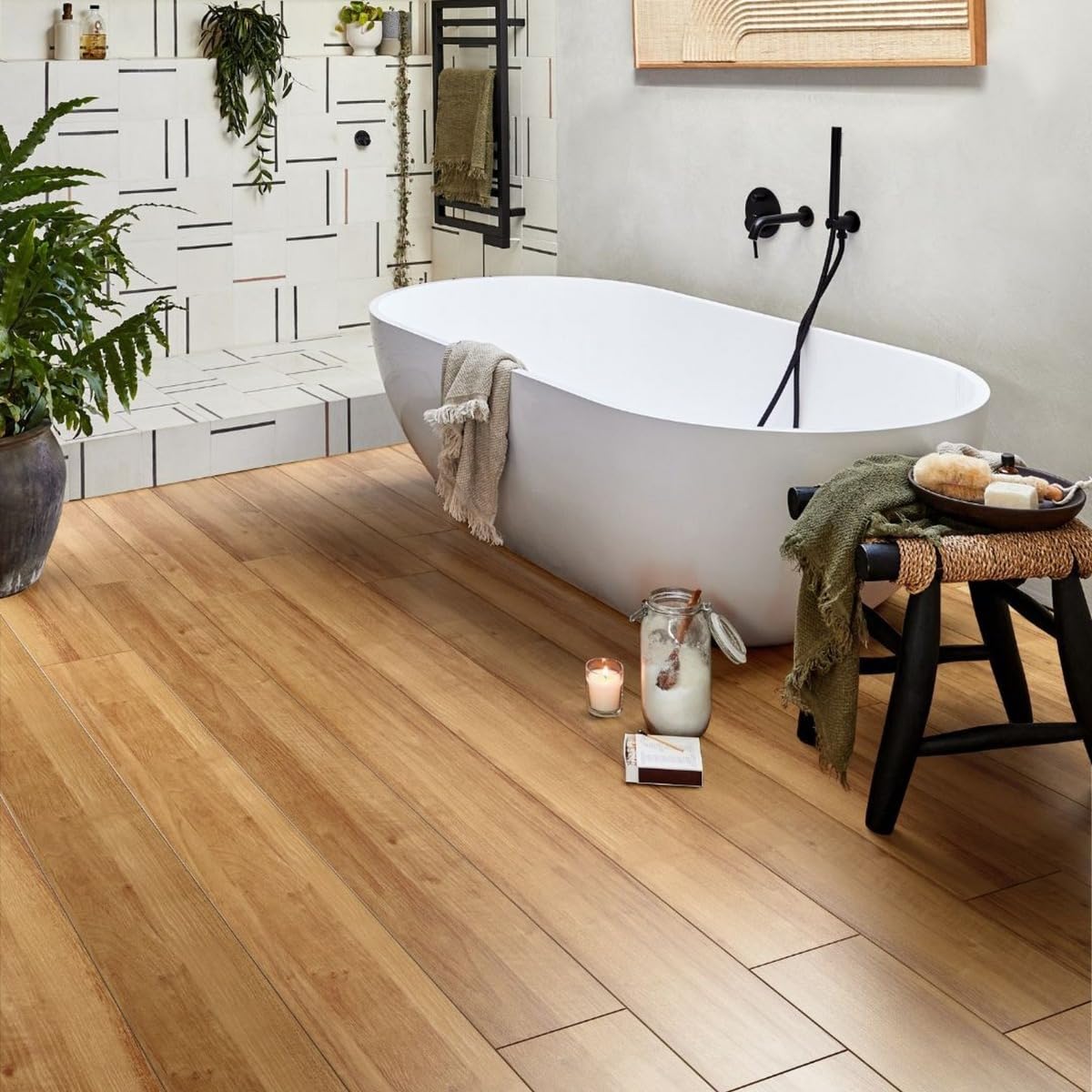 Chene50 20mm Engineered Wood Flooring 20/6 X 190mm Lacquered Brown - Plank