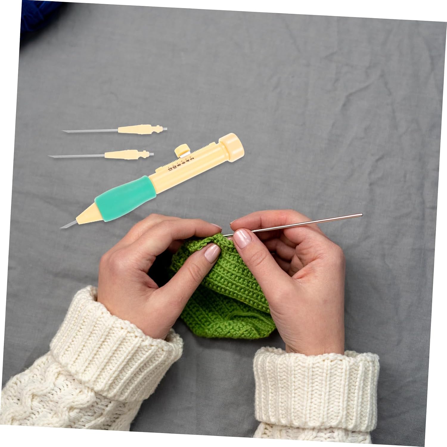 VILLFUL Beginner Punch Needle Embroidery Kit DIY Punch Needles for Adults Women Craft Supplies