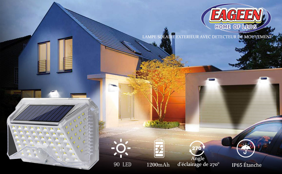 Lampe Solaire Avec Détecteur De Mouvement