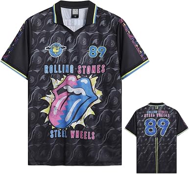 Amplified Rock FC Football Short Sleeve Jersey with Collar