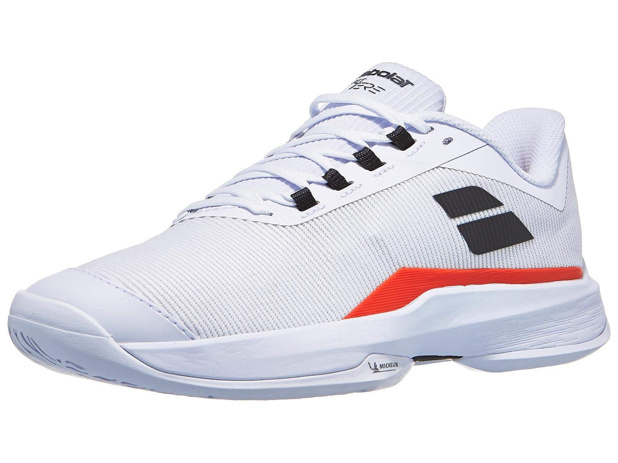 Babolat, Chaussures de Tennis Modèle Jet TERE 2 AC M, Empeigne en Mesh Respirant, Semelle EVA Amortissante, Renforts Latéraux pour Stabilité, Semelle Michelin Durable
