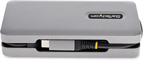 Miniatura 3 de StarTech. com Adaptador multipuerto USB-C - 4K 60Hz HDMIDP - Hub USB de 3 puertos - Transmisión de entrega de energía de 100W - GbE - Mini estación