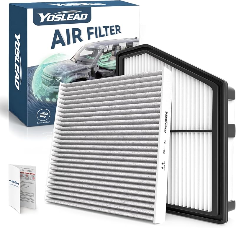 Kit de Filtros de Ar do Motor e do Ar-Condicionado Yoslead para Honda Civic e HR-V 2.0L – 1 kit