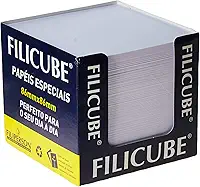 Bloco Para Recado Flicube 86x86x80 85g 700f Branco - Caixa com 1 Unidade, Filiperson, 00771, Multicolor