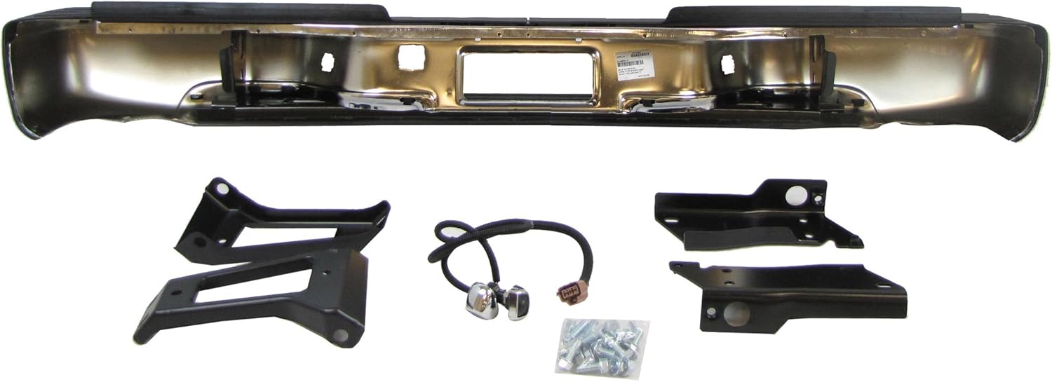 New Rear Step Bumper ASSY Chrome 1999-2006 Chevy Siverado Gmc Sierra 2500HD 3500