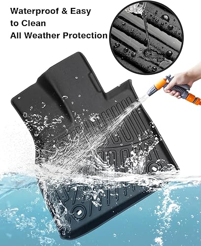 Vista 59 de Powerty Alfombras resistentes para BMW X3 2018 a 2024 y BMW X4 2019 a 2024, a medida para accesorios de X3 y X4, de elastómero termoplástico 3D