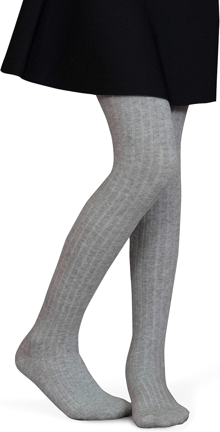Kids, Ribbed Tights, Ultra Soft, Premium Cotton, Comfortable Fit, Styled Look - Image 7