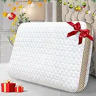 Memory Foam Pillows Standard Size 23.6" x 15.7"x 5.1", Medium Firm Pillow for Sleeping, Orthopedic Bed Pillow for All Sleepers, Ventilated Gel Foam Pillow with Washable Cover