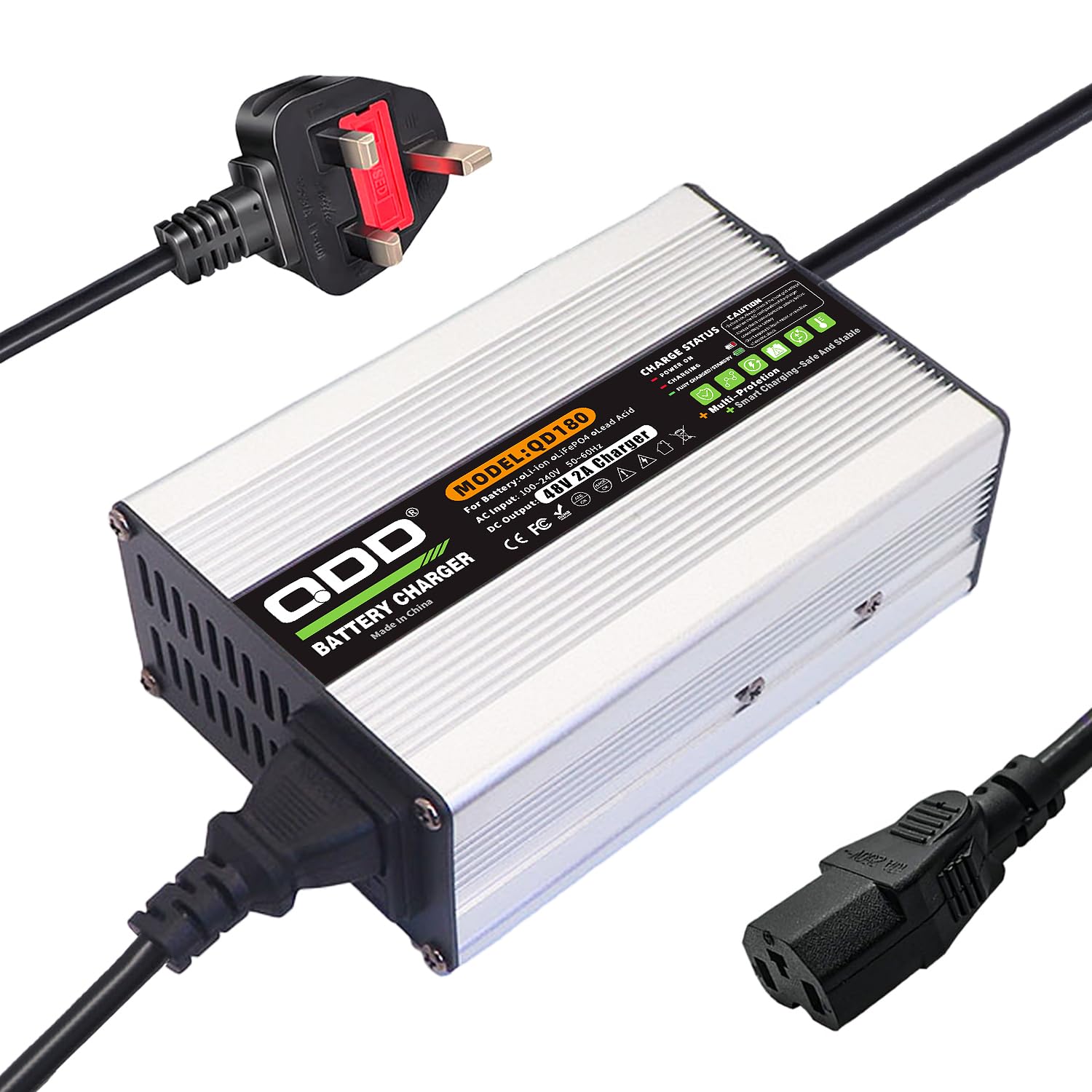 QDD Caricatore acido al piombo del caricabatteria 55.2V 48V utilizzato per la batteria al piombo del gel VRLA OPZV del AGM di 48V