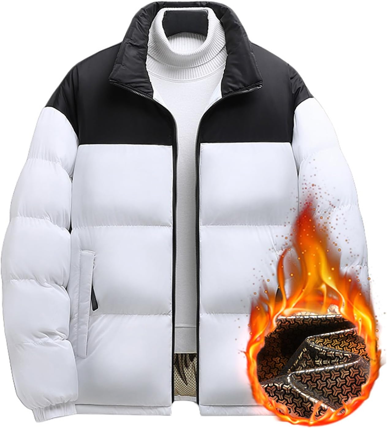 Heated Jackets for Men Women Heating Puffer Jackets Fashion Soft Shell Heated Coats Winter Warm Ski Motorcycle Jacket