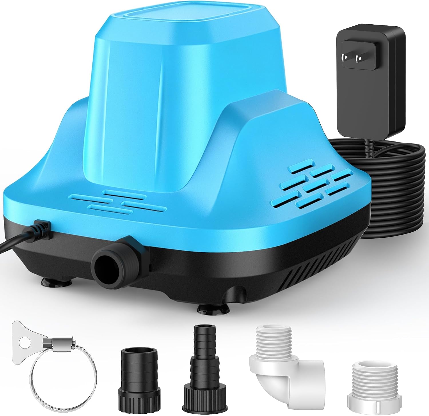 Automatic Pool Cover Pump | 3200L/H Submersible Water Pump, 25ft Power Cord, Inground & Above Ground Pools, Pond, Basement