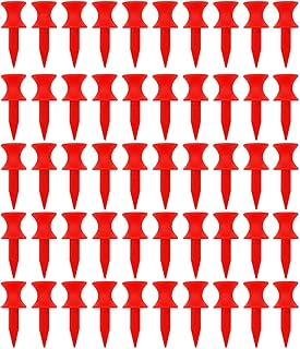 LIUZIKUN Juego de 50 Tees de Golf, Tees de Golf con escalones para artículos Deportivos.