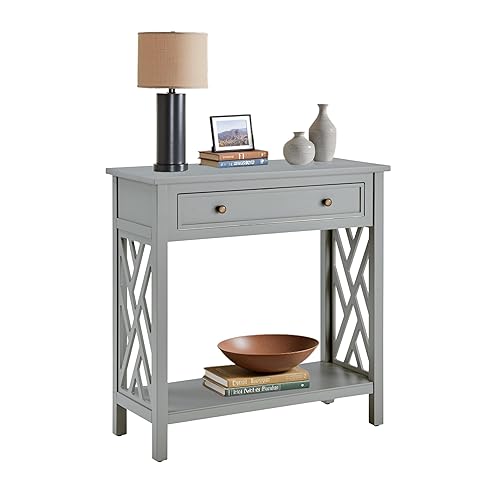 Coventry 32 in. Wood Entryway/Console/Sofa Table with Drawer and Shelf,