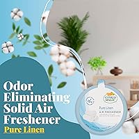 Vista 2 de Citrus Magic Ambientador sólido Pure Linen, paquete de 2, 8 onzas cada uno