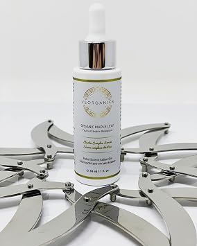 Organic Maple Leaf Elastin Complex Facial Serum - Rich in Vitamin C Serum - Face Serum Skin Care - Anti Aging Serum - Beauty & Personal Care Serum for Face - Facial Skin Care Products by VeOrganics