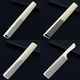 4pcs Barber Comb Set - All Hair Types, Anti-Static, Heat Resistant, Counting, Measuring, Professional, Salon Combs for Women