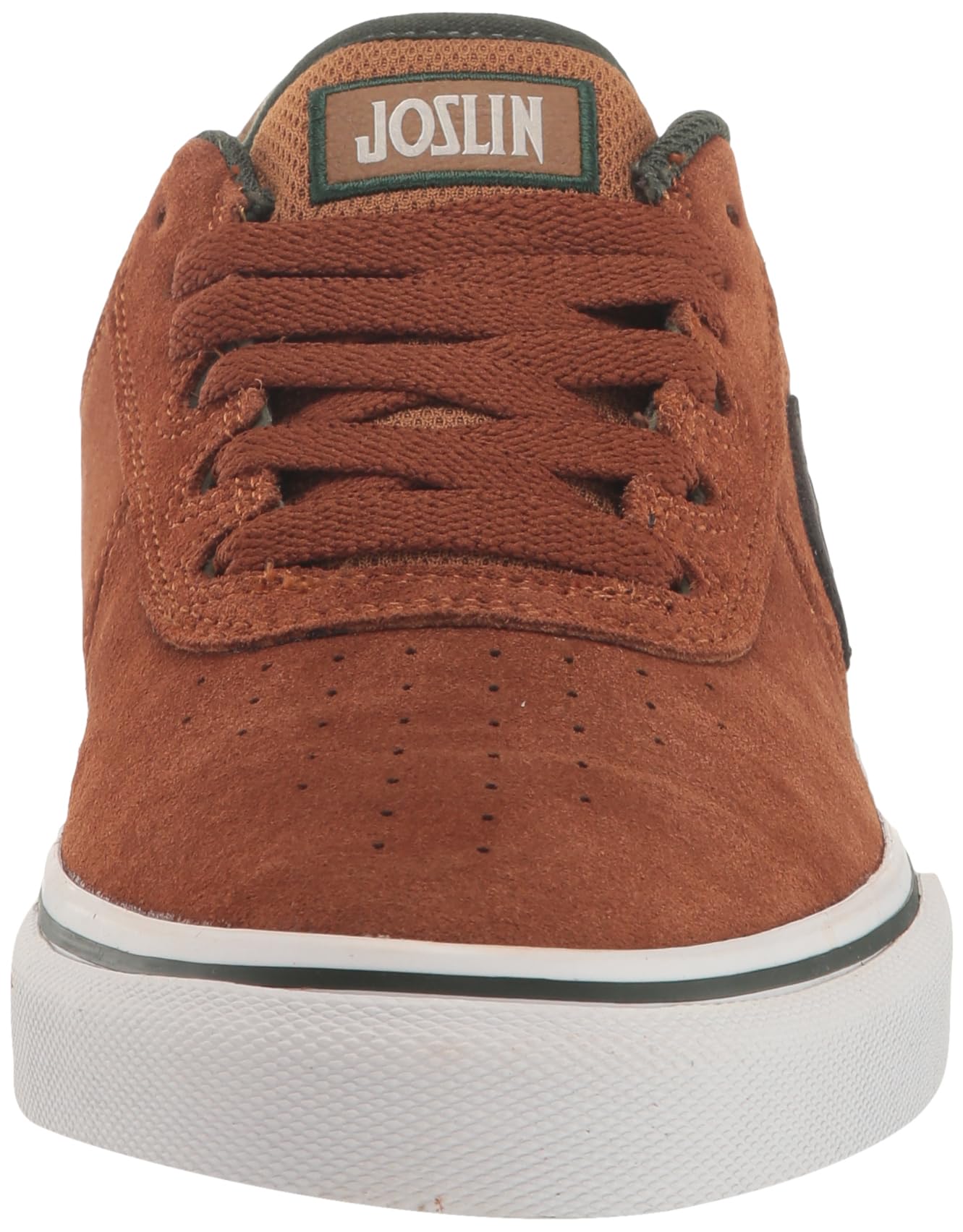 Etnies Joslin Vulc - Zapatillas de Skate Zapato para Patinar para Hombre, Marrón/Verde, 40 EU