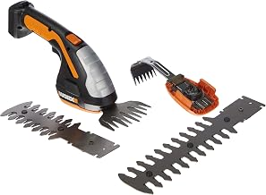 20V Max Handheld Hedge Trimmer | PowerShare | WG801E.91 | Battery and Charger Not Included | Multifunction, Lawn Scissor, Hoe, Arrangements | Includes Accessories