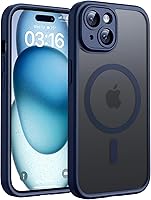 Vista 58 de TOCOL Funda magnética 3 en 1 para iPhone 14 Pro, mejorada [protección completa de cámara] con 2 protectores de pantalla, funda de grado militar