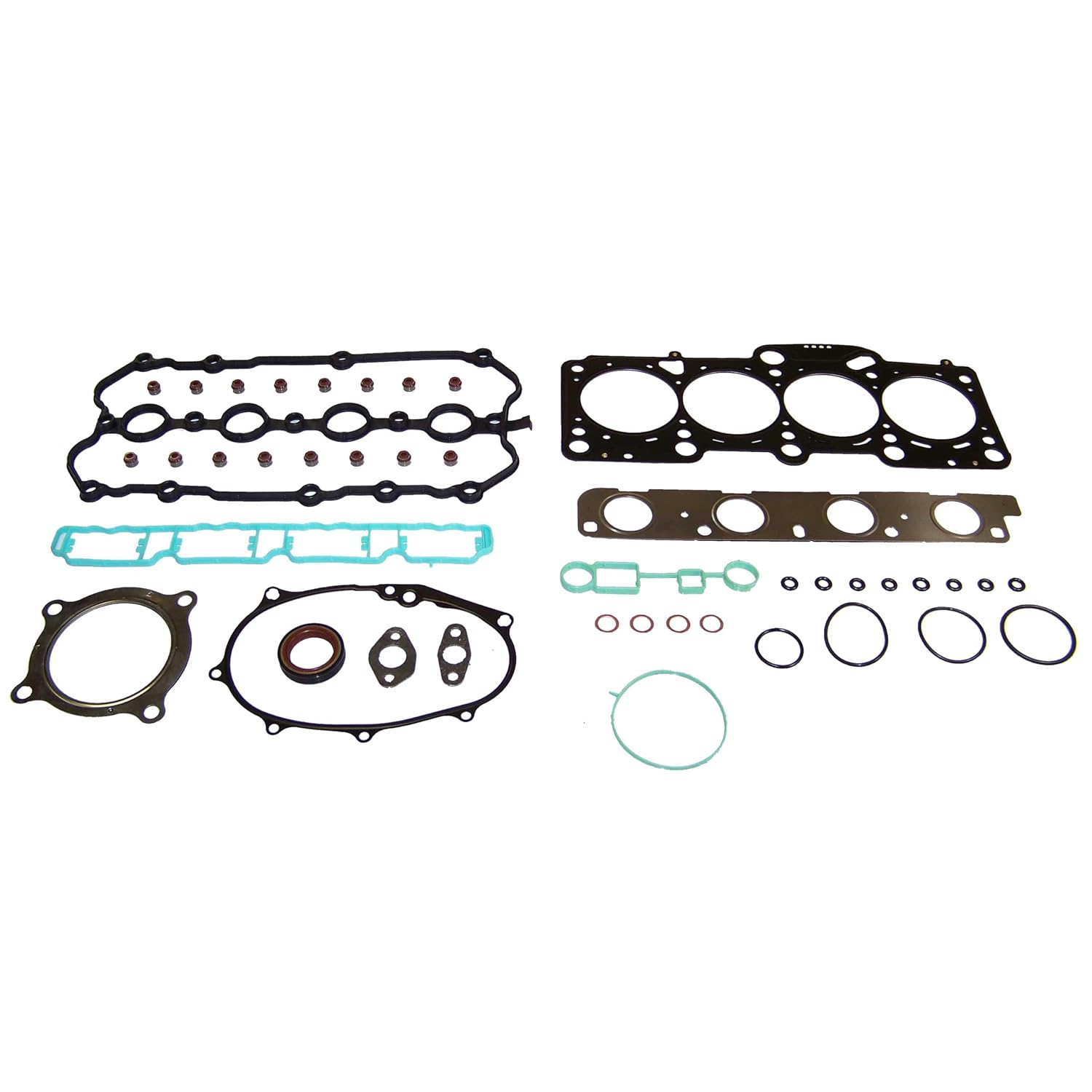DNJ HGB802 Cylinder Head Gasket Set with Head Bolt Kit for 2005-2015 Audi, Volkswagen A3, A4, A4 Quattro 2.0L L4 16V DOHC 1984cc