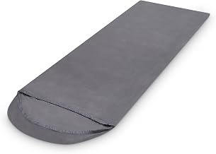 Mivall Fleece Blanket Grey 225 x 78 cm Sleeping Bag