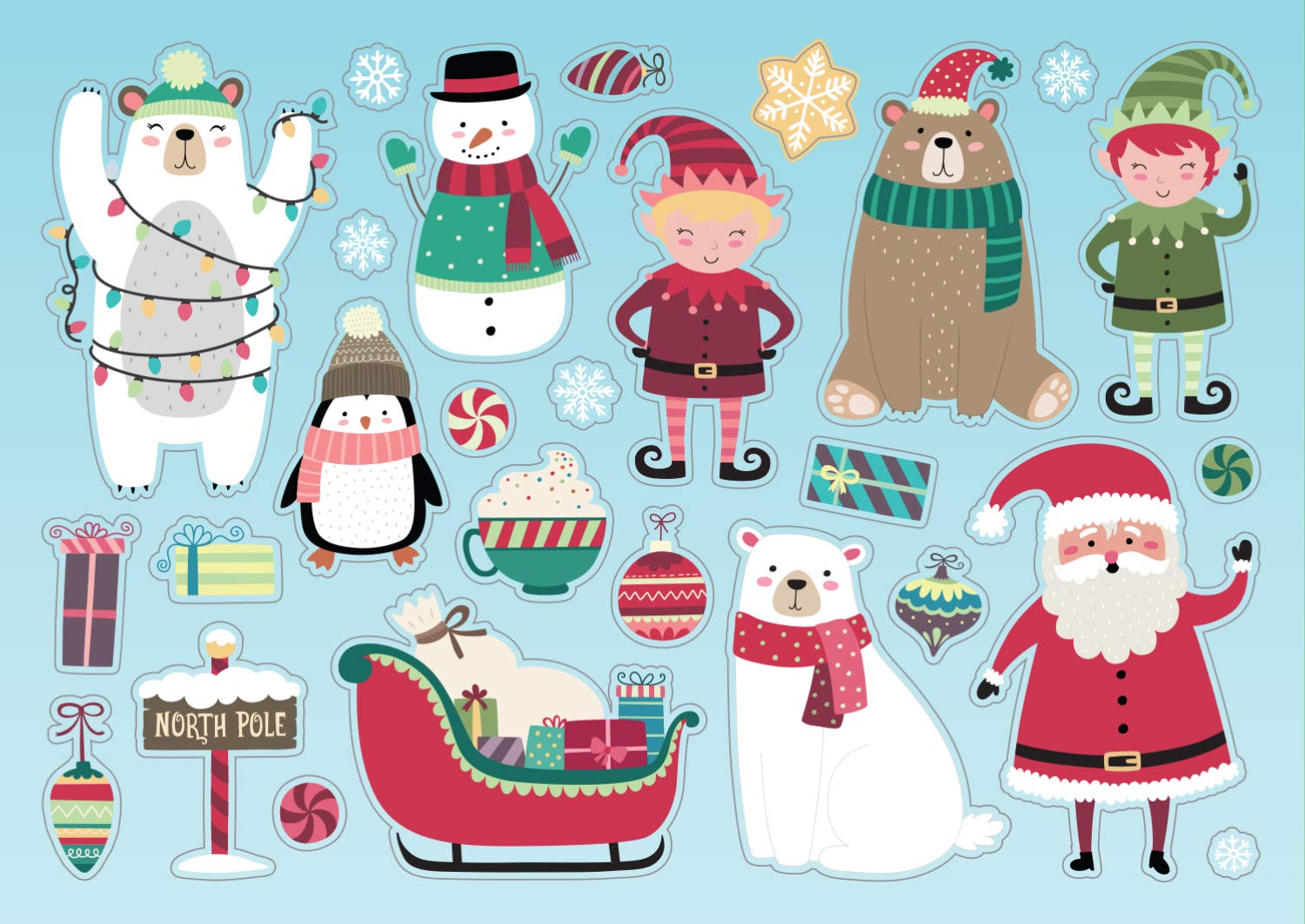 Weihnachtsset: Brief An Den Weihnachtsmann & Geschenketiketten – Peppa Pig & Grüffelo