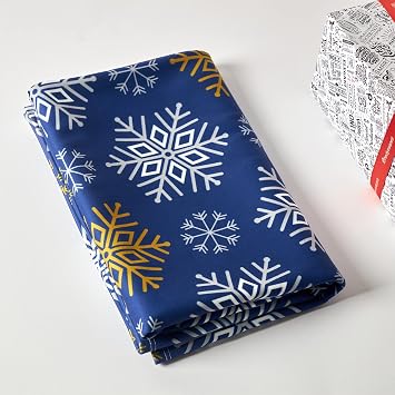 Hediyesepeti Kar Tanesi Tasarımlı Unisex Tv Battaniyesi - Tek Kişilik Battaniye 95 x 145 cm