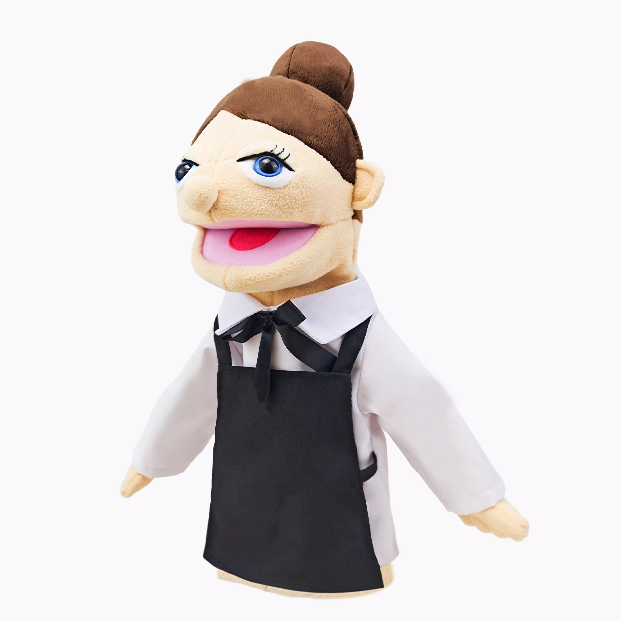 LOMTRATS Theater Hand Puppets for kids,Includes Teacher, policeman, farmer, pirate, detective - Image 3