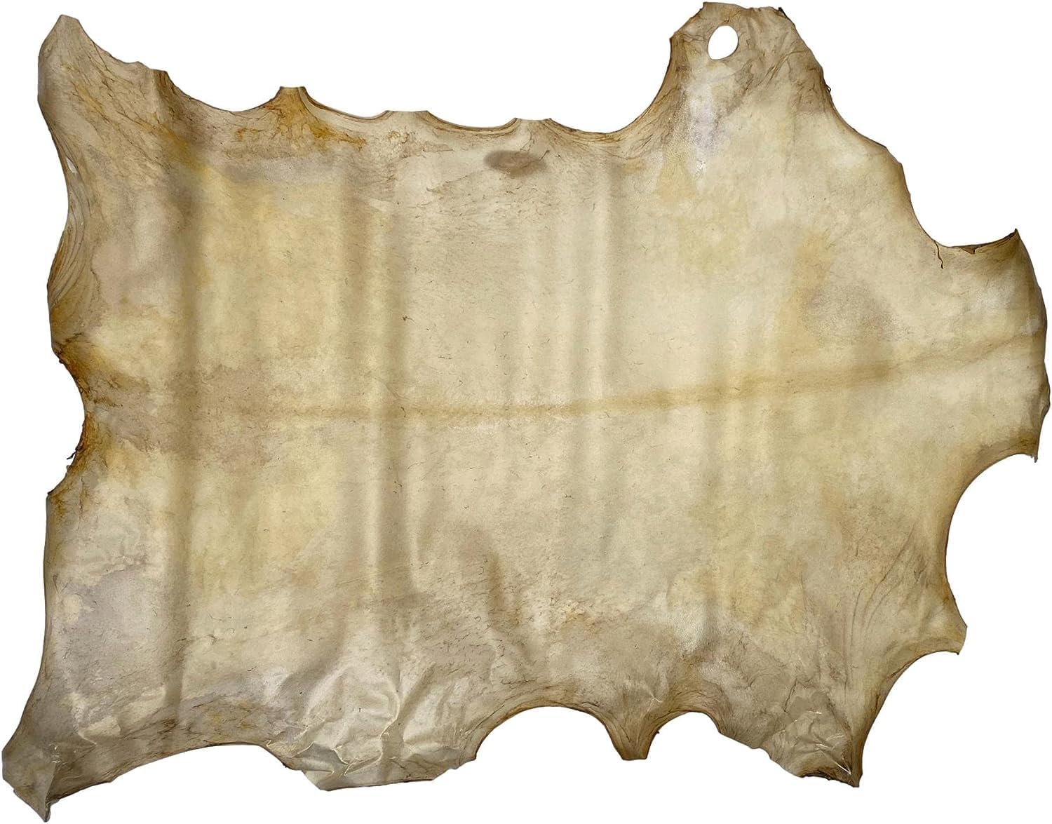 Rawhide Goatskin – Lightweight Goat Leather Hides - Ideal for Lace, Lampshades, Drums, Buckskinning (Extra Large)