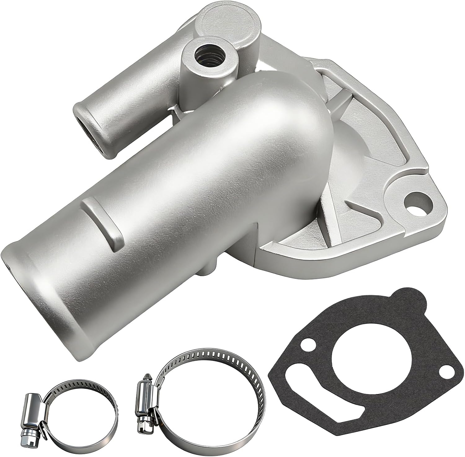 FUSCH Engine Coolant Thermostat Housing Compatible with Dodge Dakota 1997-2002 Jeep Cherokee 1991-2001 Grand Cherokee 1993-2004 TJ 1997-2006 Wrangler 1991-1995, 1997-2006 Replace# 902-306 53006192