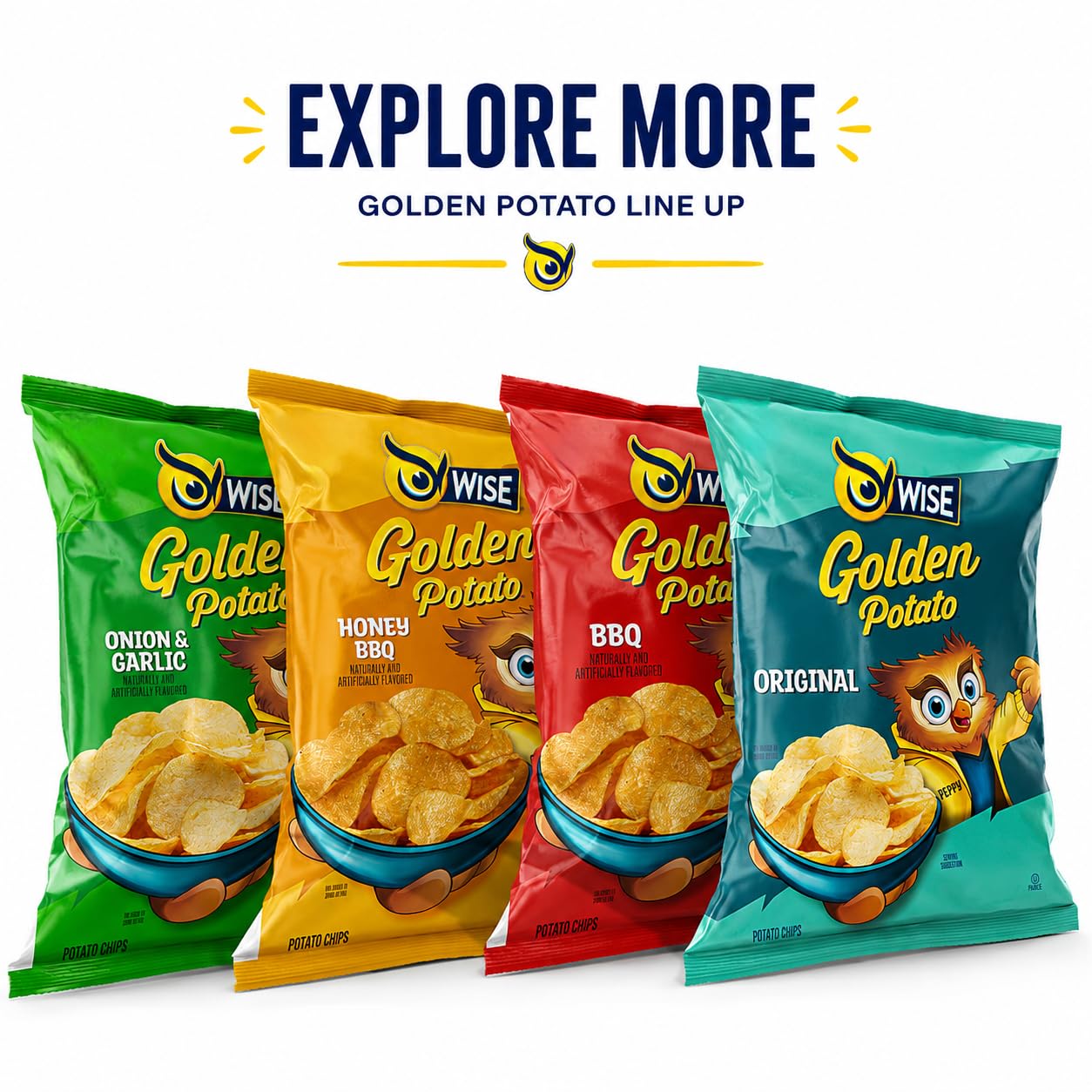 Amazon.com: Wise Snacks Bulk Snack Chips Unsalted 7.5 Ounce 12