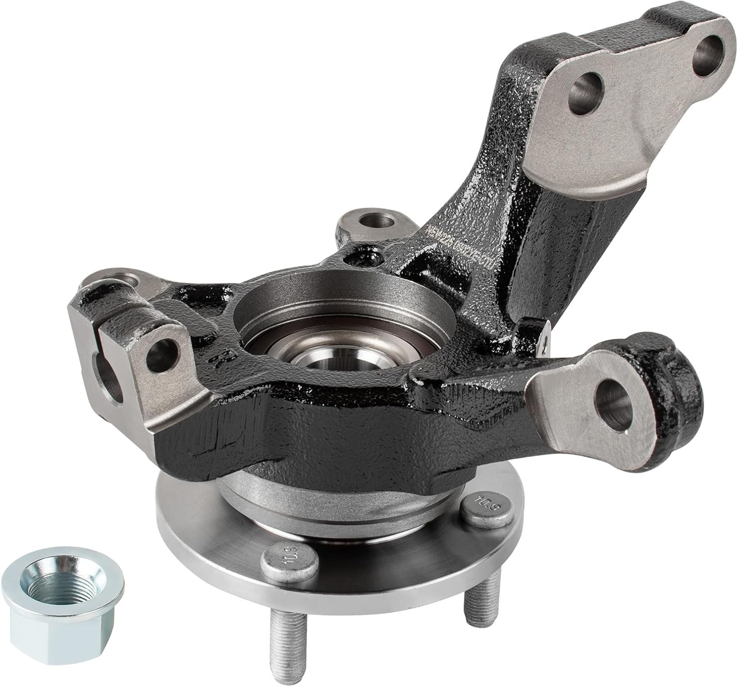 BR935009LK Front Left Steering Knuckle Wheel Bearing Hub Assembly Compatible with 2013-2019 Nissan Versa 2014-2019 Nissan Versa Note Replace 9530100 9530200
