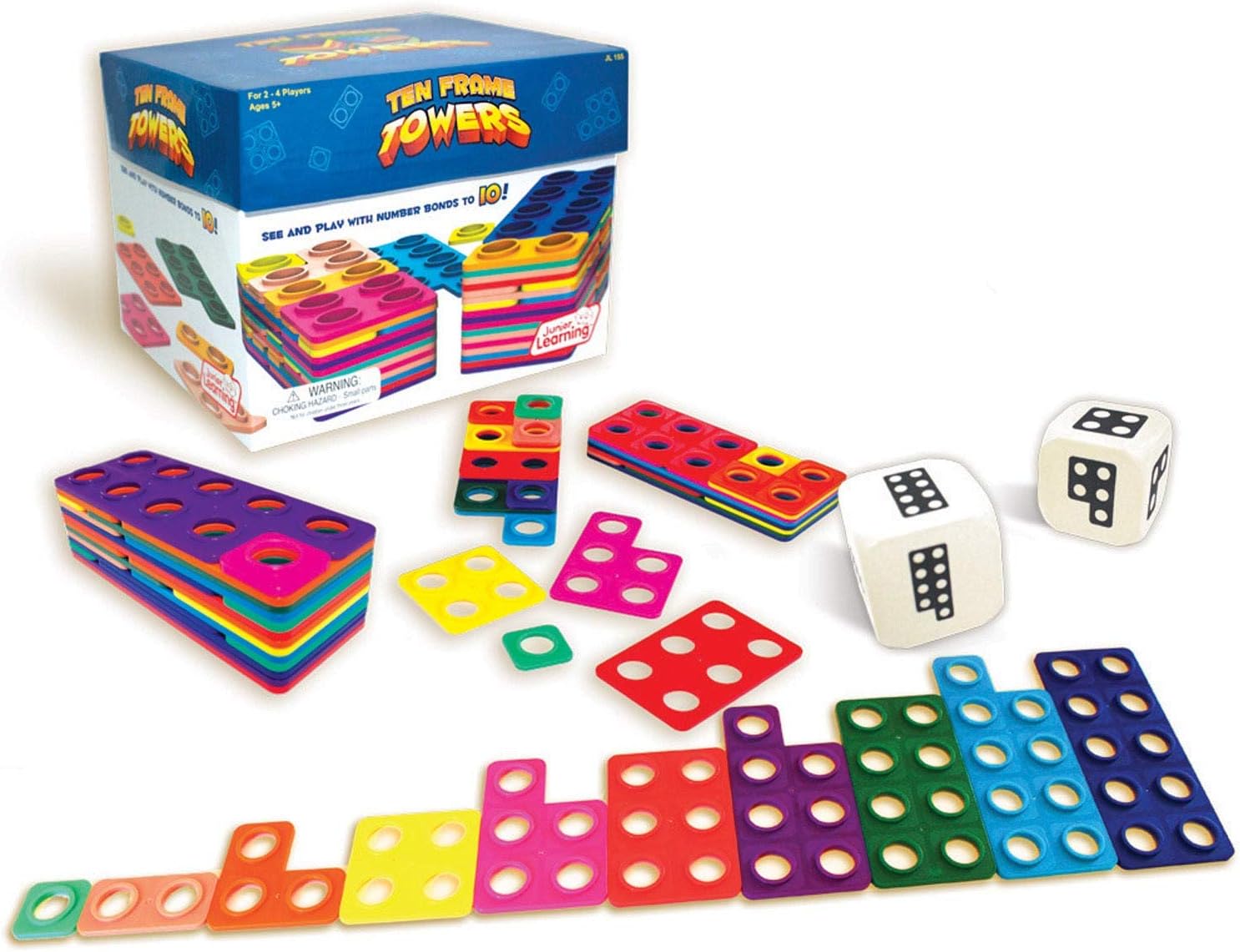 Junior Learning Ten Frame Towers Game