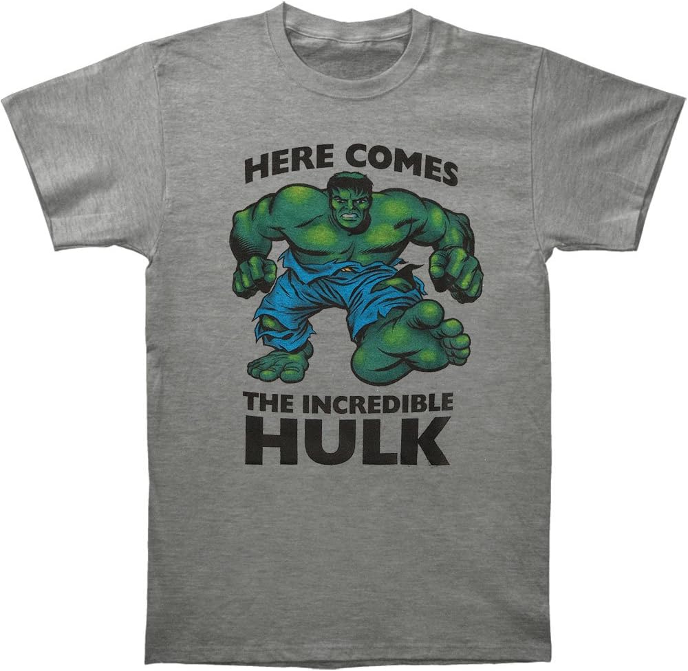 Incredible Hulk - Here Comes Tri-Blend Soft T-Shirt - X-Large