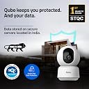 Qubo Smart Cam 360° 3MP | No SD Card Required, Records Directly on Cloud | 2026 Edition - by Hero Group | STQC Certified | AI Person Detection | Intruder Alarm | Night Vision | Two-Way Talk gallery image
