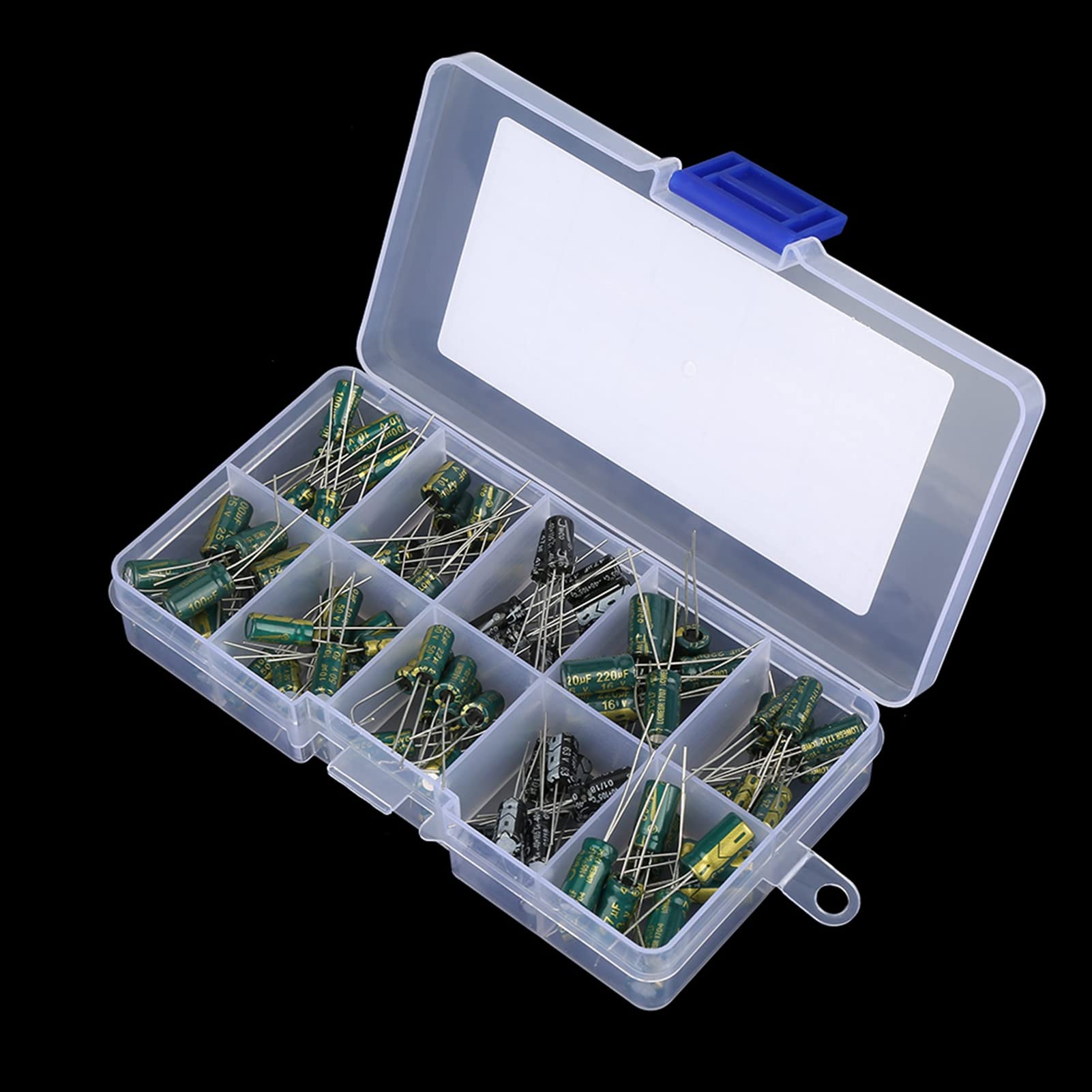 CAP-EL-100UF63V, 100uF Electrolytic Capacitor 63V 10mm X 13.5mm (Pack - Foto 2