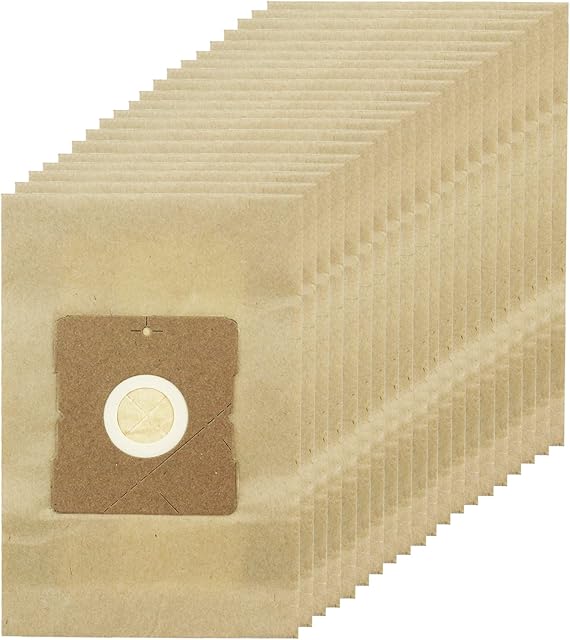SPARES2GO Dust Bags for AmazonBasics VCB43B1-70EUK Cylinder 3.0L Vacuum Cleaner (Pack of 20)