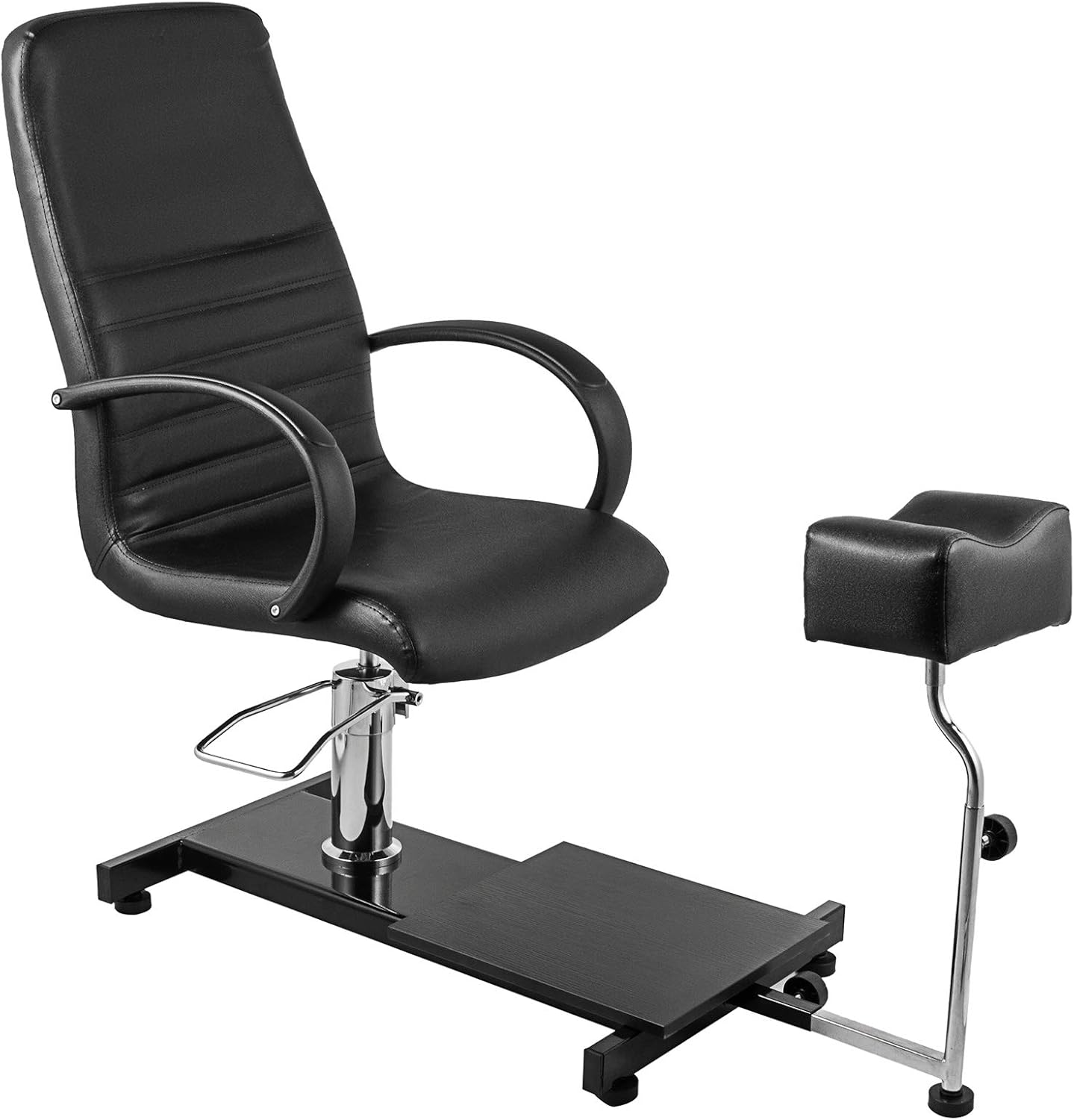 Happybuy Hydraulic Lift Adjustable Spa Pedicure Unit with Easy-Clean Bubble Massage Footbath Black : Beauty & Personal Care