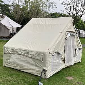Amazon.co.jp: JOGIO Inflatable Tent, Oxford Tent, Lodge Tent, For 2 - 4 ...