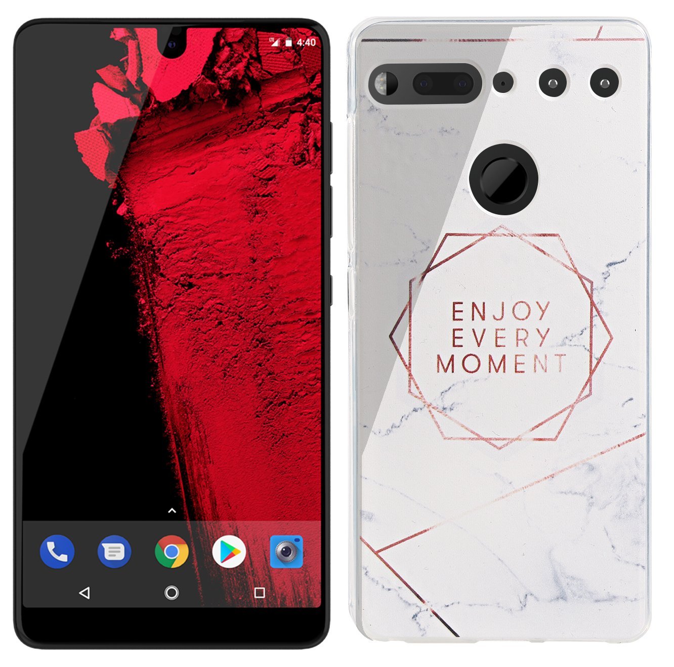 Essential PH-1 Case, The Essential Phone Skin, Essential Phone Cases,  Essential Cell Phone Accessories, Essential PH1 Phone Protector Protection  Cover Protective Bumper (Marble) : Amazon.in: Electronics