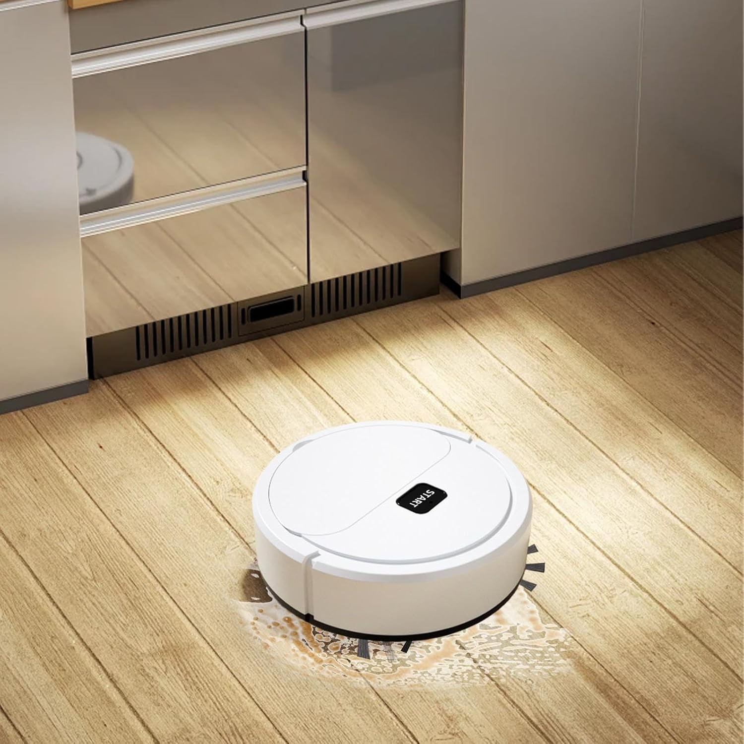 Robot Floor Cleaner - Charging Vacuum Robot for Pet Hair, Carpet, and Hardwood with Mapping Features 5