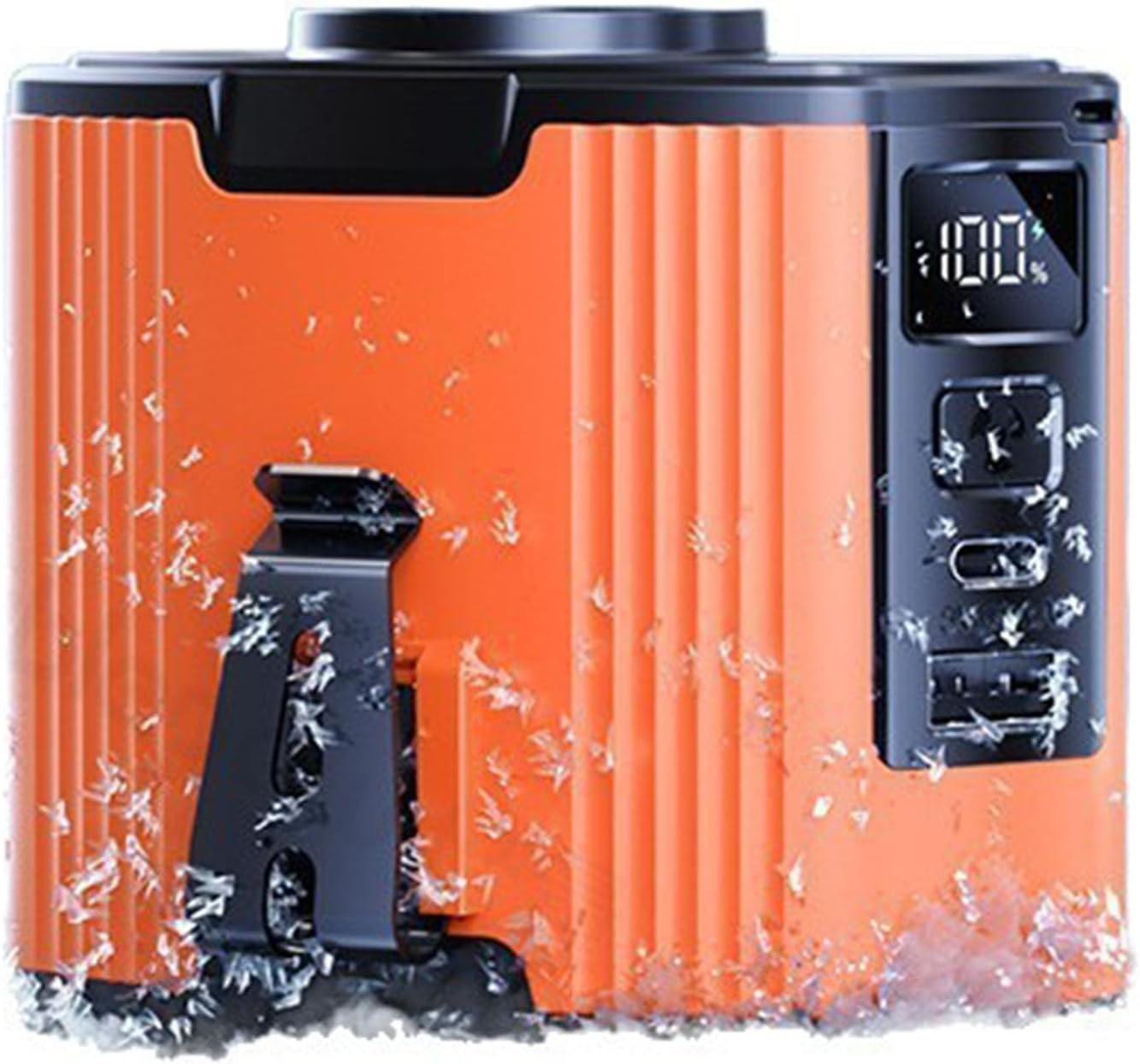 Wearable Waist Fans 12000mAh Clip Fans Rechargable Cooling Fan ABS Texture Portable Fan Present for Sports Enthusiasts